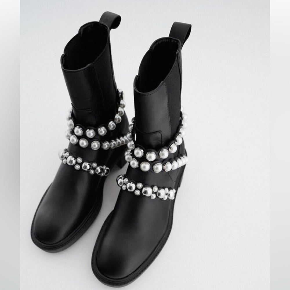Zara Boots size 10-1/2 - Picture 3 of 15
